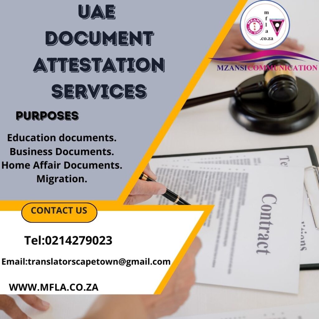 Apostille Services south Africa